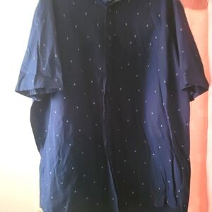 George Men's Navy Blue Button Down